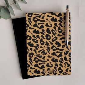 Bikutumutluluk N012 Leopar Çizgisiz Defter