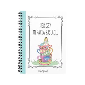 Bikutumutluluk N037 A5 Tasarım Spiralli Defter