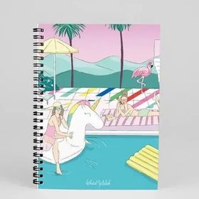 Bikutumutluluk N052 Renkli Tasarım Spiralli Defter
