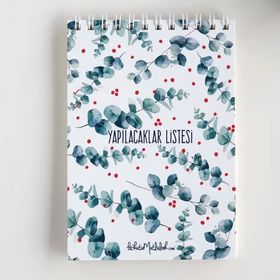 Bikutumutluluk Okaliptus Yaprakları Yapılacaklar Listesi Defter
