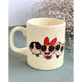 Bikutumutluluk Powerpuff Girls En İyi Arkadaş Gökyüzü Sarı Kupa