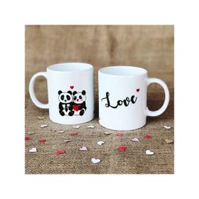 Bikutumutluluk Sevgililer Serisi Love Panda Kupa