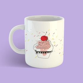 Bikutumutluluk Tasarım Serisi Cupcake Kupa