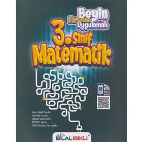 Bilal Işıklı Yayınları 3. Sınıf Matematik Beyin Fırtınası Uygulamalı Soru Bankası
