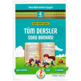 Bilal Işıklı Yayınları 4.Sınıf Adım Adım Işıklı Tüm Dersler Soru Bankası