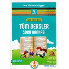 Bilal Işıklı Yayınları 4.Sınıf Adım Adım Işıklı Tüm Dersler Soru Bankası