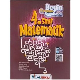 Bilal Işıklı Yayınları 4. Sınıf Matematik Beyin Fırtınası Uygulamalı Soru Bankası