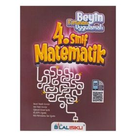 Bilal Işıklı Yayınları 4. Sınıf Matematik Beyin Fırtınası Uygulamalı Soru Bankası