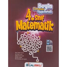 Bilal Işıklı Yayınları 4. Sınıf Matematik Beyin Fırtınası Uygulamalı Soru Bankası