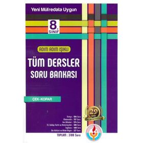 Bilal Işıklı Yayınları 8.Sınıf Adım Adım Işıklı Tüm Dersler Soru Bankası