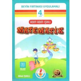 Bilal Işıklı Yayınları Adım Adım Işıklı 4. Sınıf Matematik Beyin Fırtınası Uygulamalı
