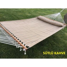 Bilen Hamak 150 cm Su Yeşili Çift Kişilik Elyaflı Hamak