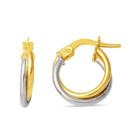 Bilezikçi 1.5 cm Çaplı 14 Ayar Halka Altın Küpe
