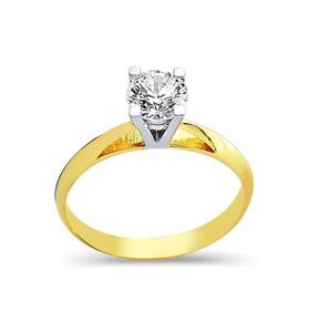 Bilezikhane 14 Ayar 2.65 Gram Tektaş Altın Yüzük