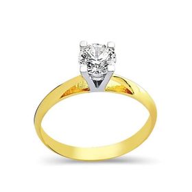 Bilezikhane 14 Ayar 2.65 Gram Tektaş Altın Yüzük