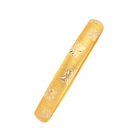 Bilezikhane 14 Ayar Altın Hediyelik Çiçek Motifli 7 Gram Bilezik