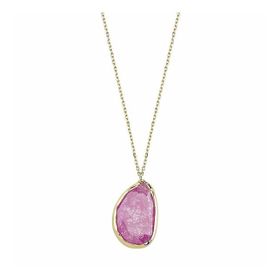 Bilezikhane 14 Ayar Altın Pembe Taşlı 1.50 Gram Kolye
