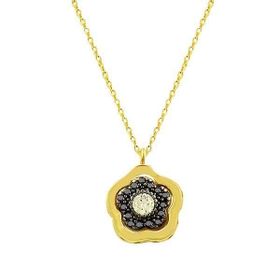 Bilezikhane 14 Ayar Altın Turkuaz Taşlı 1.10 Gram Kolye