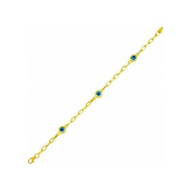 Bilezikhane 14BLK0065 5,20 gr 14 Ayar Altın Nazar Boncuklu Bileklik