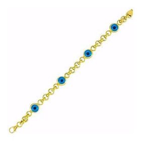 Bilezikhane 14BLK031500 Göz Boncuklu 14 Ayar 18.33 gr Altın Bileklik