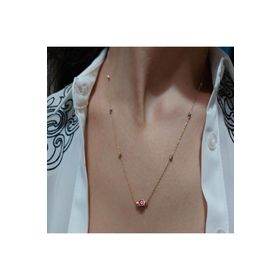 Bilezikhane 14KLY0604 Altın Dorikalı Mineli Kolye