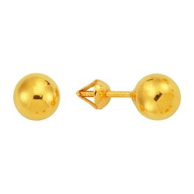Bilezikhane 22 Ayar 1.60 Gram Altın Top Küpe