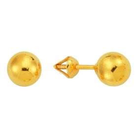 Bilezikhane 22 Ayar 1.60 Gram Altın Top Küpe