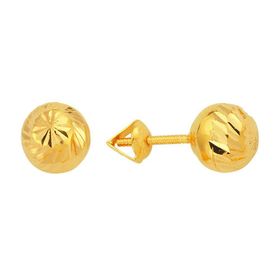 BİLEZİKHANE 22 Ayar Altın Top Küpe 2.50 Gram 22KPE0051