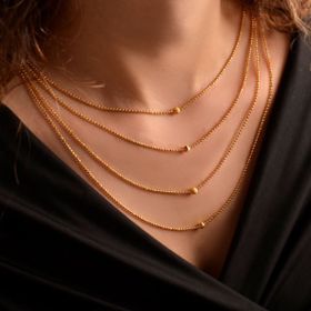 Bilezikhane 22 Ayar Toplu Süzme Altın Kolye