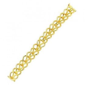 Bilezikhane 22BLK0008 34,00 gr 22 Ayar Altın Kalp Rose Bileklik
