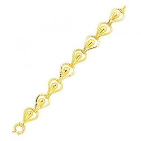 Bilezikhane 22BLK0012 22,00 gr 22 Ayar Altın Kalemli Badem Bileklik