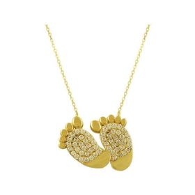 Bilezikhane Bebek Ayak 2.75 Gram 14 Ayar Altın Kolye