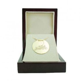 Bilezikhane Dua Plaka Allah-2 3.50 Gram 14 Ayar Altın Kolye