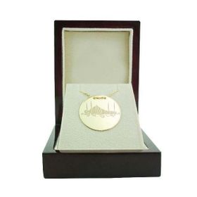 Bilezikhane Dua Plaka Besmele-1 3.50 Gram 14 Ayar Altın Kolye