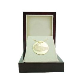 Bilezikhane Dua Plaka Ya Eyyü 3.50 Gram 14 Ayar Altın Kolye