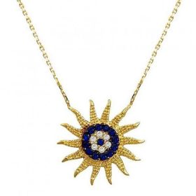 Bilezikhane Güneş 2.56 Gram 14 Ayar Altın Kolye