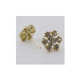 Bilezikhane Kar Tanesi 1.05 Gram 14 Ayar Altın Küpe