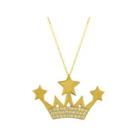 Bilezikhane Kral Tacı 14 Ayar Altın 3.10 Gram Kolye