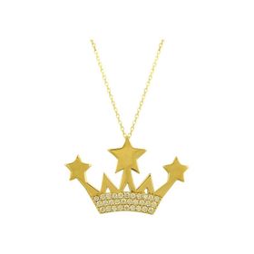 Bilezikhane Kral Tacı 14 Ayar Altın 3.10 Gram Kolye