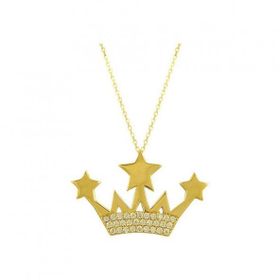 Bilezikhane Kral Tacı 14 Ayar Altın 3.10 Gram Kolye