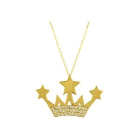 Bilezikhane Kral Tacı 14 Ayar Altın 3.10 Gram Kolye