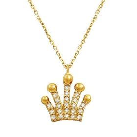Bilezikhane Kraliçe Tacı 2.37 Gram 14 Ayar Altın Kolye