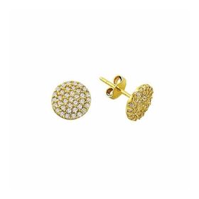 Bilezikhane Oval 1.52 Gram 14 Ayar Altın Küpe