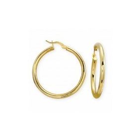 Bilezikhane Oval Halka 3.67 Gram 14 Ayar Altın Küpe