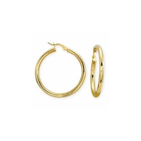 Bilezikhane Oval Halka 3.67 Gram 14 Ayar Altın Küpe