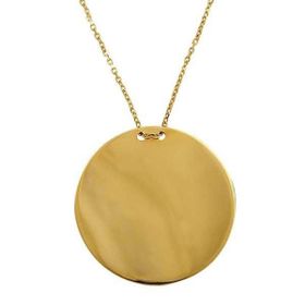 Bilezikhane Plaka 3.68 Gram 14 Ayar Altın Kolye