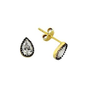 Bilezikhane Rodajlı Damla 1.23 Gram 14 Ayar Altın Küpe