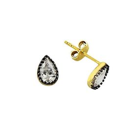Bilezikhane Rodajlı Damla 1.23 Gram 14 Ayar Altın Küpe