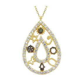 Bilezikhane Şans 3.40 Gram Damla Model 14 Ayar Altın Kolye
