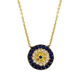 Bilezikhane Sosyetegözü 2.38 Gram 14 Ayar Altın Kolye